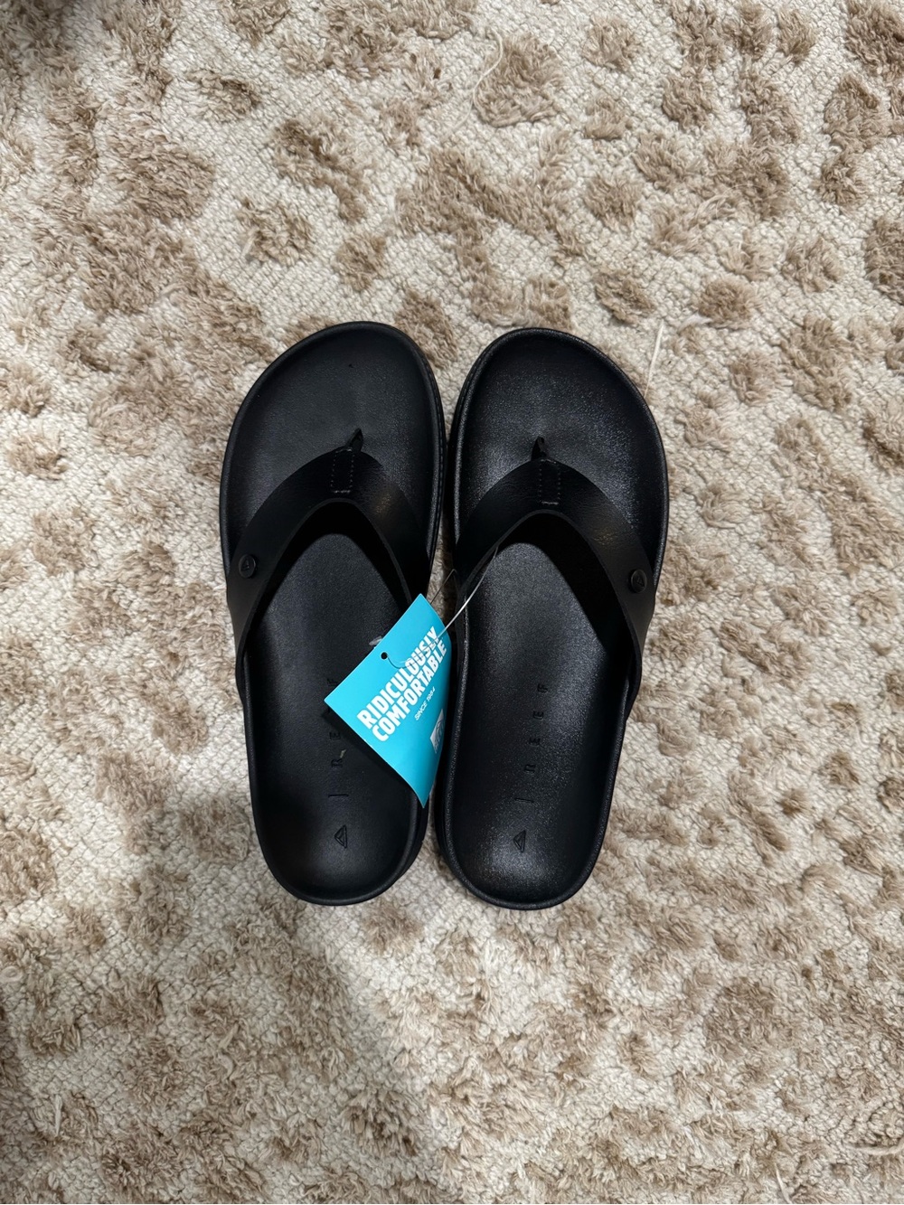 Reef Black Women's Foam Sandals
